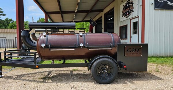 🔥 150-Gallon Offset Smoker with Insulated Firebox on Cart Tires - Image 4