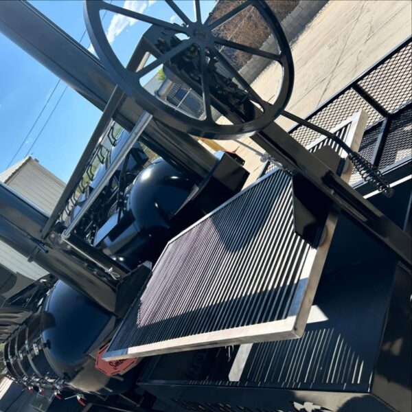 🔥 Double 1000-Gallon Smoker with Insulated Firebox & Santa Maria Grill - Image 4