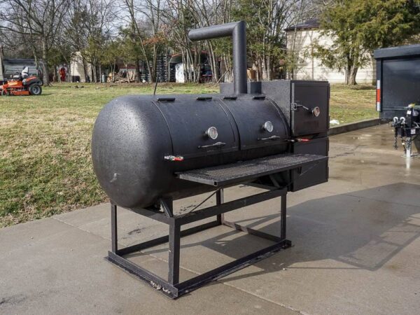 BBQ Smoker 250 Gallon Reverse Flow Patio BBQ Cooker - Image 3