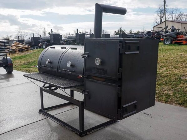 BBQ Smoker 250 Gallon Reverse Flow Patio BBQ Cooker - Image 7